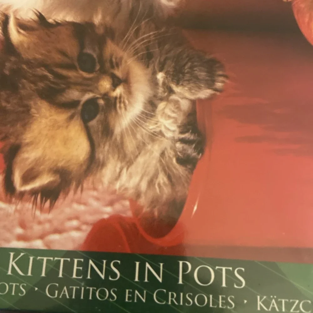 Kittens In Pots 1000 Piece‎ Jigsaw Puzzle by Eurographics NIP NIB